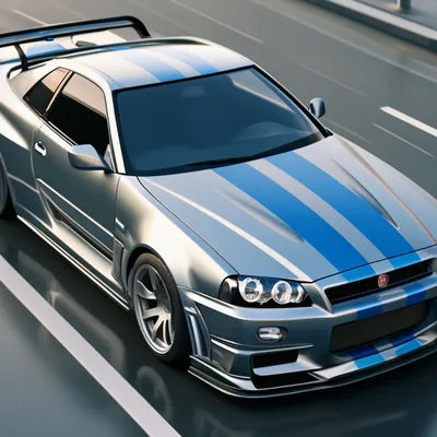 Продается Nissan Skyline GT-R R34 с пробегом всего 10 км