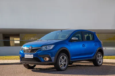 Картинки Рено 2019-20 Sandero GT Line Latam синие автомобиль