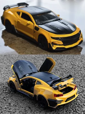 Машина металлическая CHEVROLET CAMARO SS, , открываются двери, инерция,  цвет красный по оптовой цене в Астане