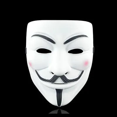 Anonymous Hacker V for Vendetta Guy Mask Halloween Fancy Dress Cosplay Full  Mask | eBay