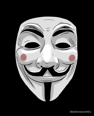 маска Анонима Guy Fawkes Anonymous V for Vendetta Anonymous - .  Идеи для подарков