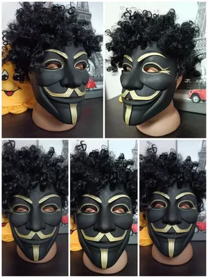 portrait of hacker with mask Stock Photo - Alamy