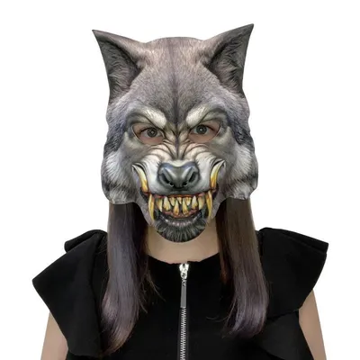 Маска "Волк" (оформление головы для мюзикла Красная шапочка) – купить в  интернет-магазине  с доставкой