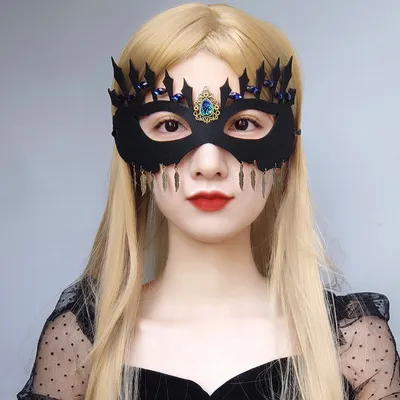 Роскошные венецианские маскарадные маски для женщин и девушек, сексуальная  маска для глаз в виде цветка лилии для маскарадного платья, чехлы на лицо  лисы для хэллоуина, рождества, вечеринки | AliExpress