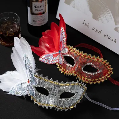 Маска лисы ручной работы, декоративная одежда, костюм, популярная Маскарадная  маска, хорошо спроектированная Маскарадная маска, изысканные маски на  Хэллоуин | AliExpress
