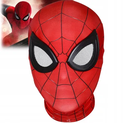 Маска-Человек-Паук Марвел 2099 с заводскими и линзами 1:1 3D Ручная работа  синие Человек-паук искусственные маски для рождественского подарка |  AliExpress
