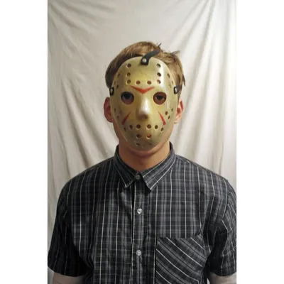 Высококачественные фильмы маска Джейсона белого цвета косплей Хэллоуин CS маска  Джейсона Фредди хоккей фестиваль вечерние НКА Хэллоуин Маскарадная маска |  AliExpress
