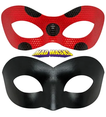 Ladybug Hero Mask, Cat Noir Hero Mask -Miraculous Find- Free bonus! Let's  chat | eBay