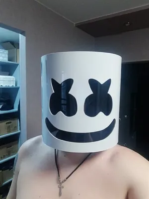 DJ Marshmello Light Up Mask For Adults