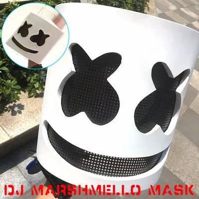 LED MarshMello DJ Mask Full Head Helmet Cosplay Marshmallow Party Music  Prop: Buy Online at Best Price in UAE - 