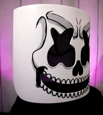 Marshmello Led Mask Dj Cosplay Helmet Marshmello Costume Mask Light Up Led  Mask Party Cosplay Mask | Fruugo NO