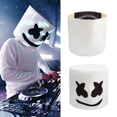 DJ Mask LED Mask Marshmello Helmet - China LED DJ Mask and LED EVA Mask  price | 