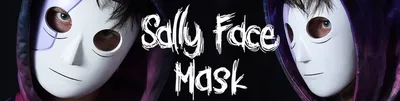 Маска из компютерной игры Sally face: моя работа и конечный результат |  Monstermask0 | Дзен