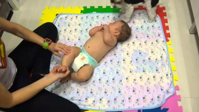 Массаж ребенку 3 месяца. Как я делаю массаж? - YouTube