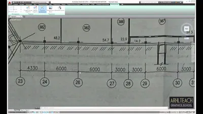 Масштабирование фото или скан чертежа в AutoCad - YouTube