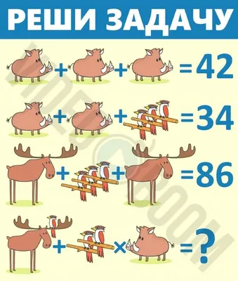 Математические ребусы — ребусы для 1-5 класса в картинках с ответами