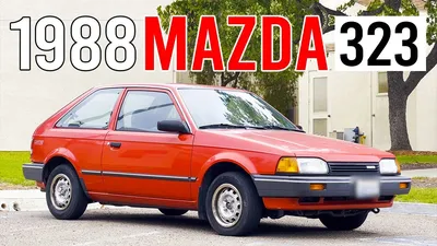 1988 Mazda 323 | The Lovable Squishbox (POV Binaural Review) - YouTube