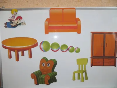 Дидактическая игра «Почини мебель» для детей среднего возраста в группе ЗПР  (4 фото). Воспитателям детских садов, школьным учителям и педагогам -  Маам.ру