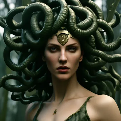 Иллюстрация Медуза Горгона (Medusa Gorgon) | 