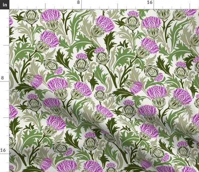 Ткань Thistle Dance от Mitalimdesigns Scottish — Etsy Ireland