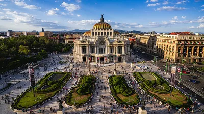 Фотографии Мексика Городская площадь Palacio de Bellas Artes, Mexico