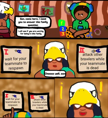 DIE VERY ROUGH Meme (Brawl Stars | Revenge AU) - Comic Studio