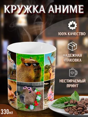 Кружка Капибара Capybara Милые животные мем аниме kapibara Yukkino  141194196 купить за 386 ₽ в интернет-магазине Wildberries