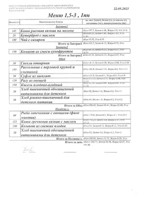 Вижен-Софт:Питание в детском саду - программа по питанию для детского сада