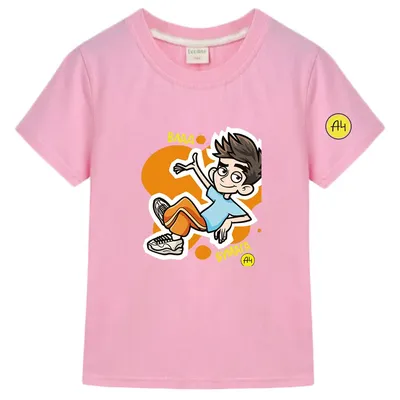 Kids мерч а4 T-Shirt 100%Cotton Merch A4 Childrens Clothing Summer Boy's  Girl's Tops Baby Clothes а4 мерч для детей Short Sleeve