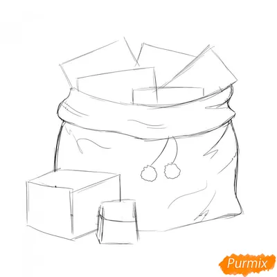 мешок с подарками PNG рисунок, картинки и пнг прозрачный для бесплатной  загрузки | Pngtree