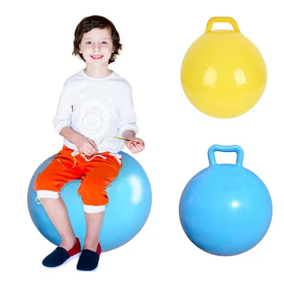 Мяч детский фитбол с рожками М-65 – tdstandart