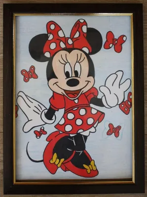 Drawing | Мини Маус/ Minnie Mouse | Art and Contemporary Art for sale  painters, paintings,portraits, paper, oils, sculptures, collection,  colourists, contemporary, Abstract, auction, dealer, drawings, european,  exhibitions, galleries, graphics 0