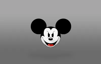 Обои Disney, Микки Маус, Mickey Mouse, evil Mickey картинки на рабочий  стол, раздел минимализм - скачать