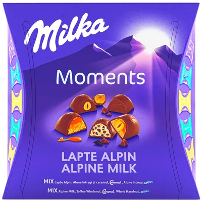Milka Milk Chocolate with Raisins and Hazelnuts, 270g - 