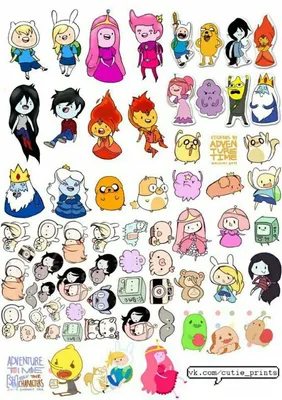 Pin by Девил Скалс on стикеры | Adventure time tattoo, Cute drawings, Cute  stickers