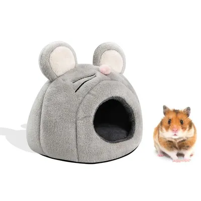 Купить Маленькое животное Шиншилла Морская свинка Еж Голландская крыса Хомяк  Кровать Мягкая и милая мышь Гнездо для домашнего животного | Joom