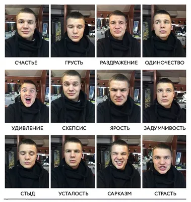 Эмоции лица картинки - 62 фото