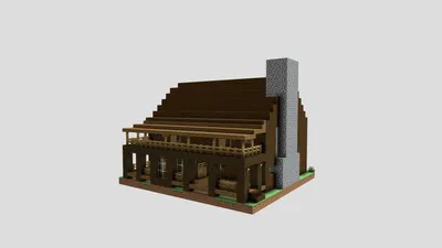 Постройка Темный дом в Minecraft