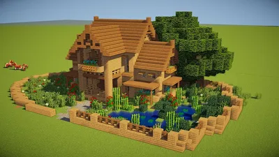 Как Построить Красивый Дом в Майнкрафт #1 - YouTube