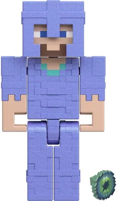 Minecraft Diamond Level Steve Action Figure