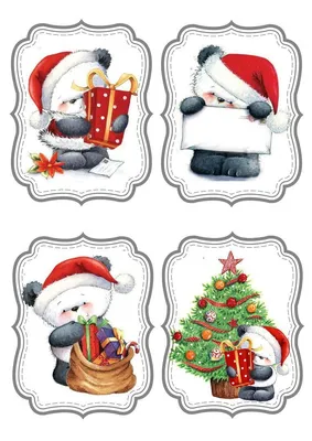 Набор мини открыток, 6 штук , новогодние мини открытки, подарок на новый год  купить по низким ценам в интернет-магазине Uzum (823564)