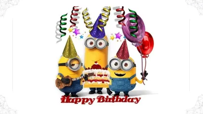 Миньоны поздравляют с Днем Рождения - YouTube