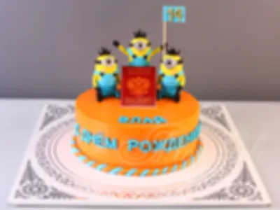 Вафельная картинка на торт Миньоны с днем рождения PrinTort 53679191 купить  за 233 ₽ в интернет-магазине Wildberries