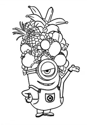 Раскраска Миньоны убегают | Minions coloring pages, Minion coloring pages,  Cartoon coloring pages