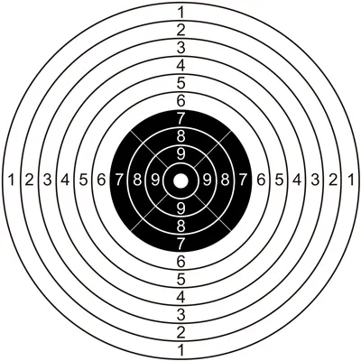 Мишень для стрельбы из лука 45х45 купить в магазине по цене производителя с  доставкой или самовывозом. Формат 40х40 используются в соревнованиях по  стрельбе из лука на открытых прлощадках с дистанциями 30 и