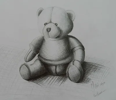 How to Draw a Teddy Bear step by step ❤ - YouTube