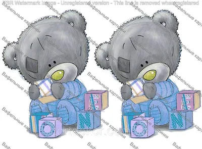 Съедобная картинка мишки: продажа, цена в Мелитополе. Кондитерский декор от  "ТортДекор" - 1176877853