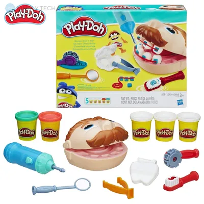 Игровой набор Мистер Зубастик Play-Doh для лепки из пластилина - Kindly  Tech: Сделай Жизнь Проще