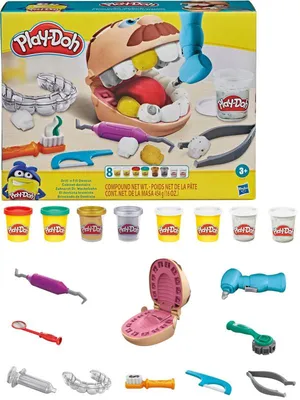 Набор для творчества Hasbro Play-Doh «Мистер Зубастик с золотыми зубами»  F12595L0