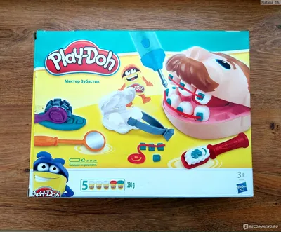 Пластилин Игровой набор "Мистер Зубастик с золотыми зубами" Play Doh:  купить пластилин по низкой цене в Алматы, Казахстане | Marwin